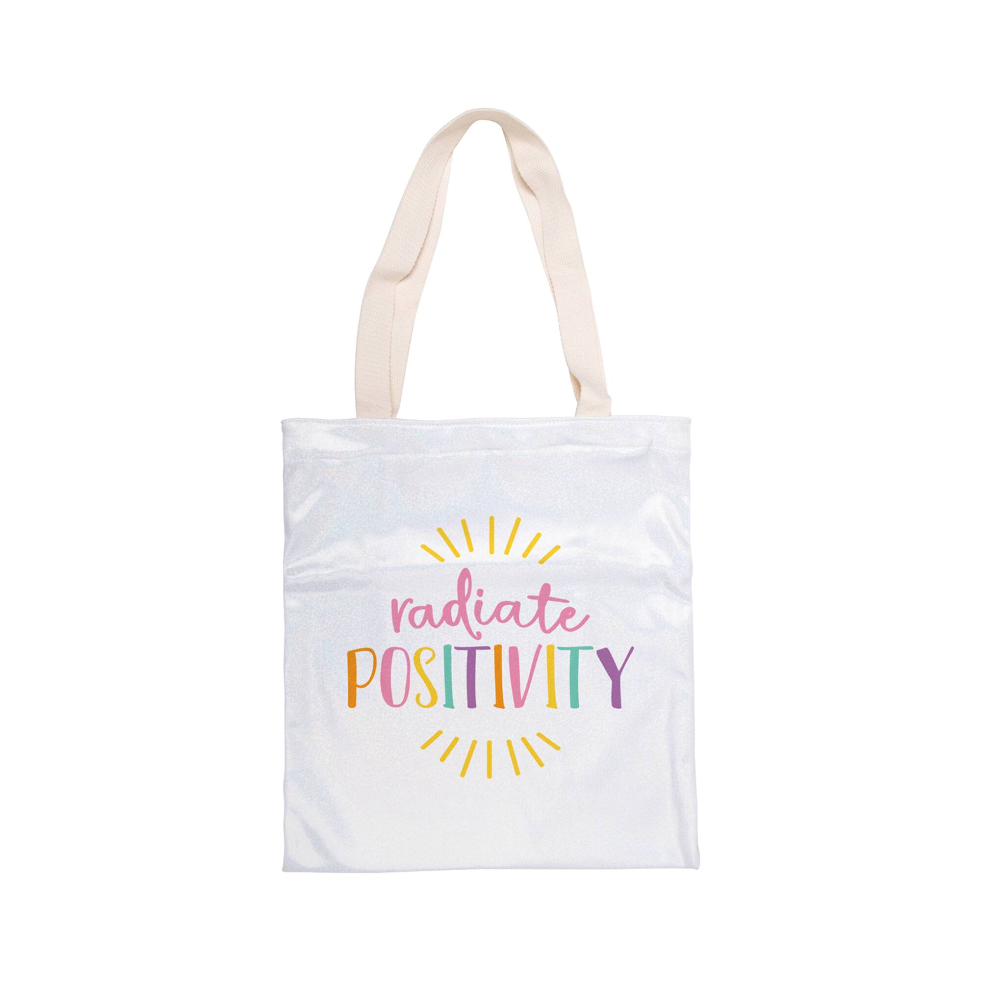 Craft Express 2ct. Sublimation Glitter Tote Bags